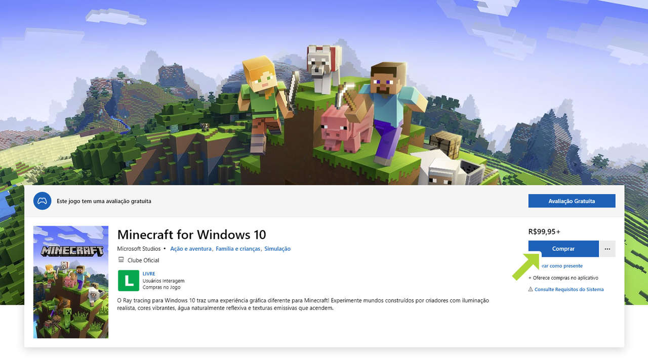 Minecraft GRATUITO no SITE OFICIAL! 