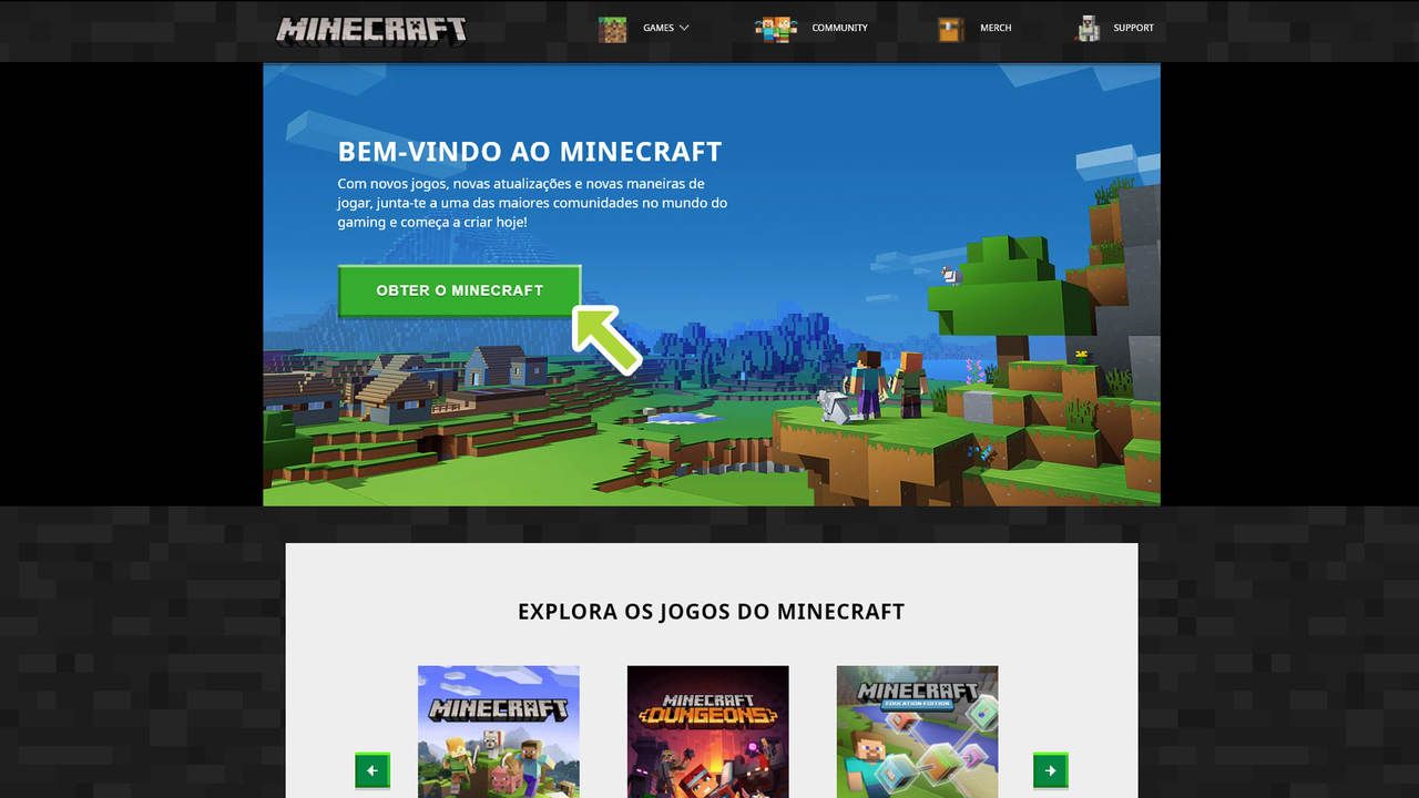 Comprar o Minecraft