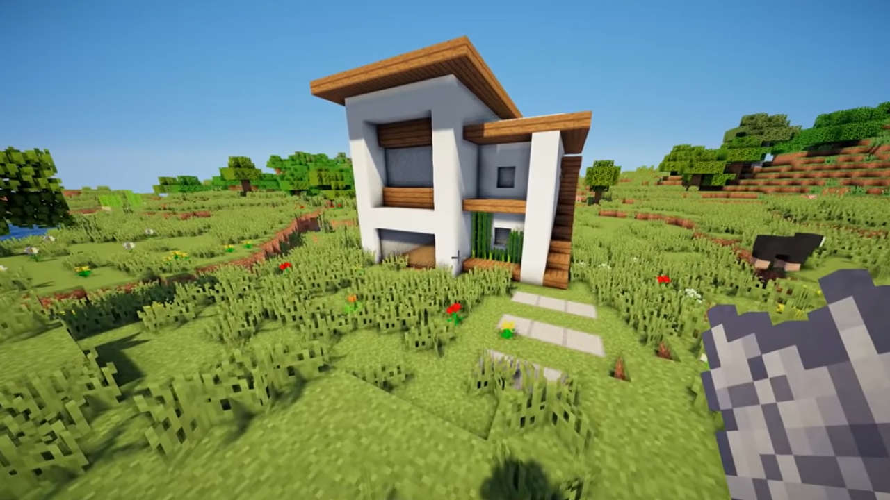 Casas modernas em minecraft