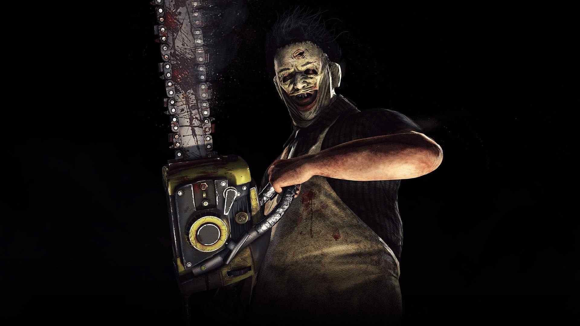 Ilustração de Mortal Kombat X mostrando o personagem de filmes de terror Leatherface, de Massacre da Serra Elétrica