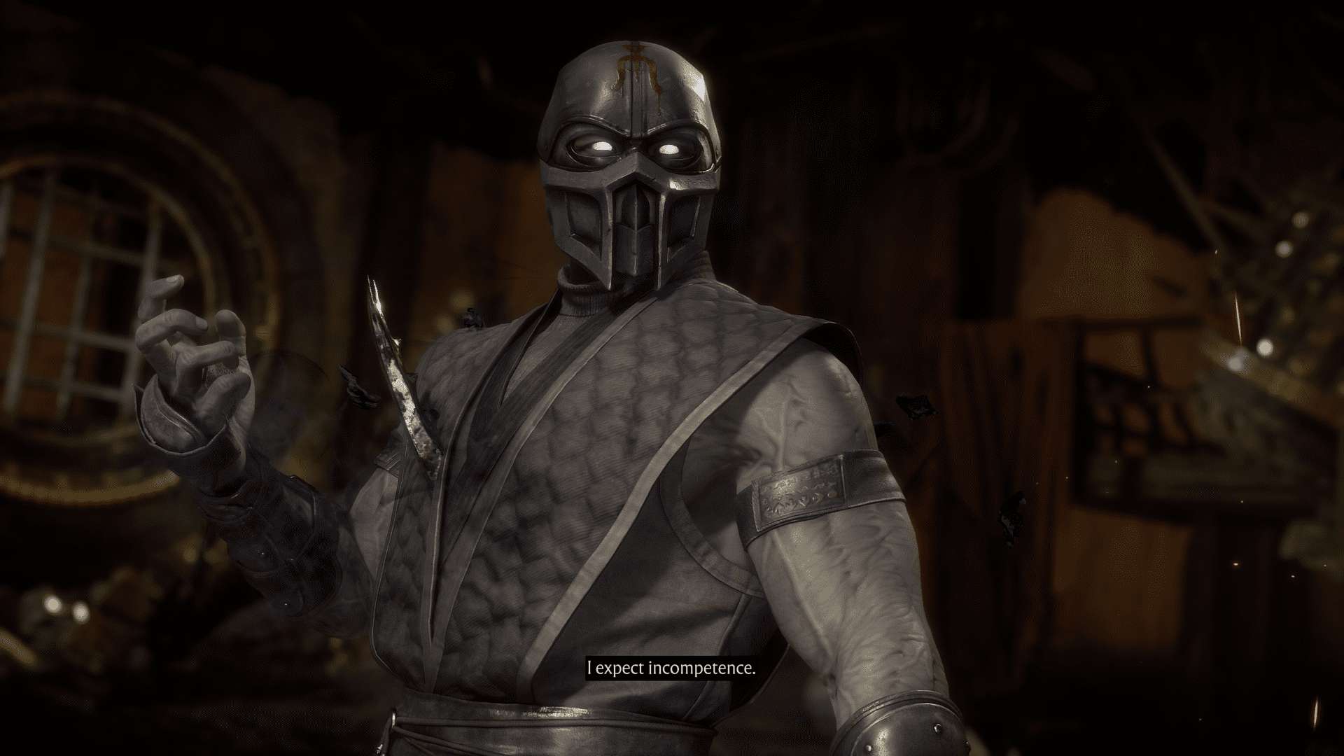Captura de tela de Mortal Kombat 11 destacando Noob Saibot