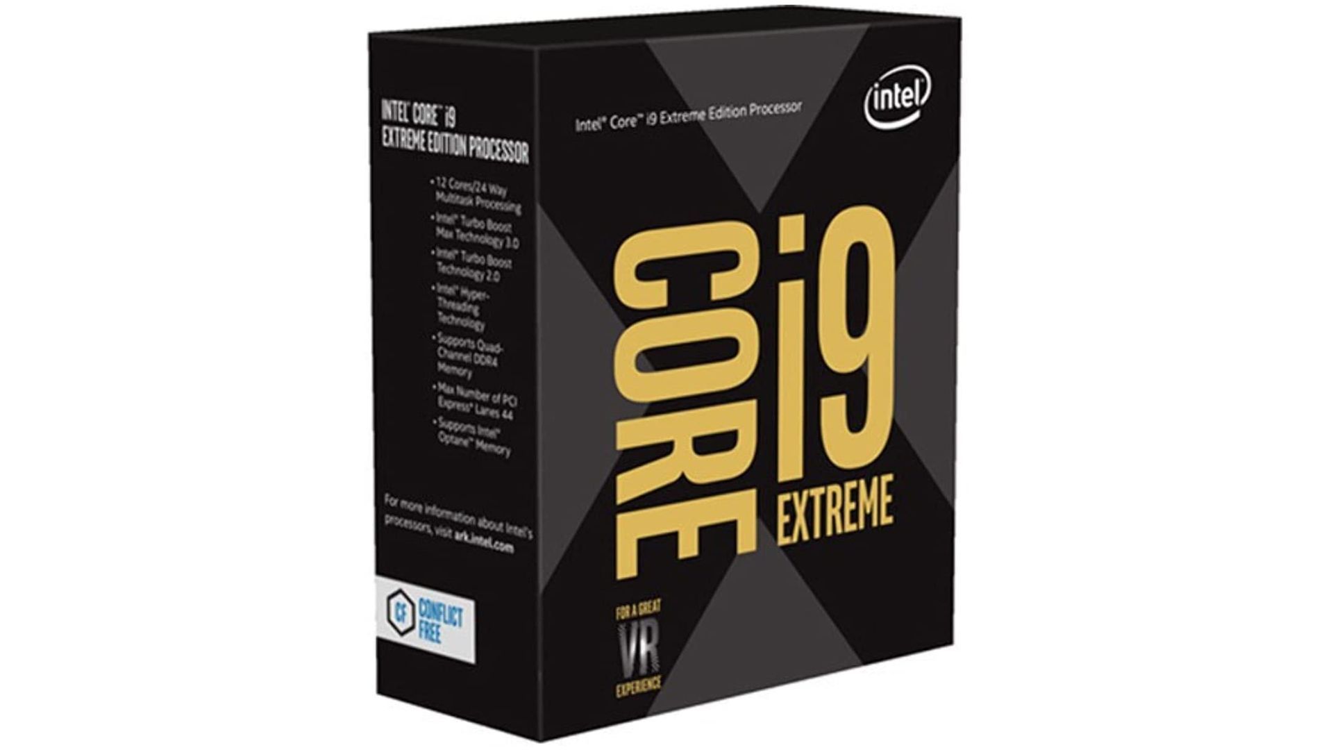 Caixa do processador i9 extreme edition