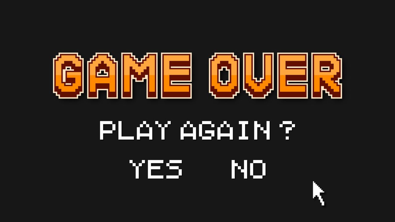 PRA TODO GAME OVER, EXISTE UM PLAY AGAIN. - Gerador de Memes Online