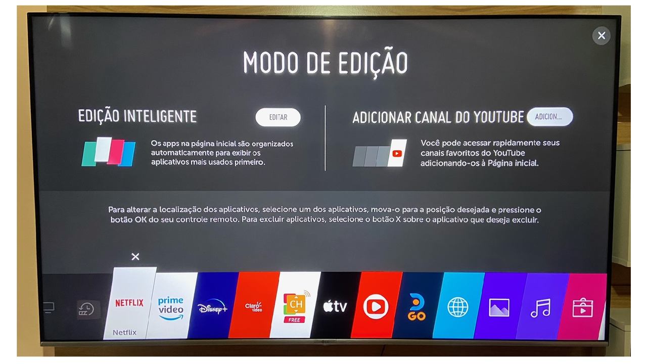 Mensagem da Netflix: Esta TV não faz parte da sua residência Netflix