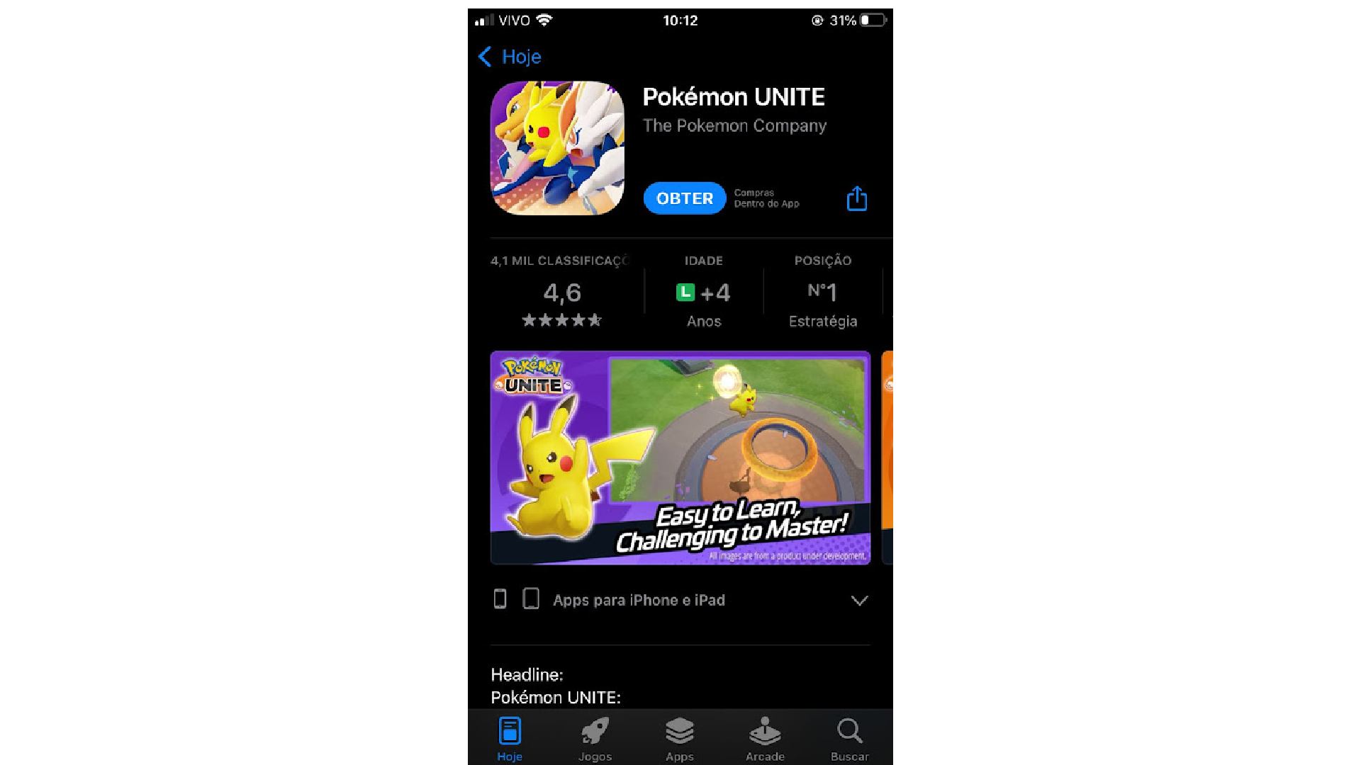 Pode baixar! Pokémon UNITE já está disponível para download no