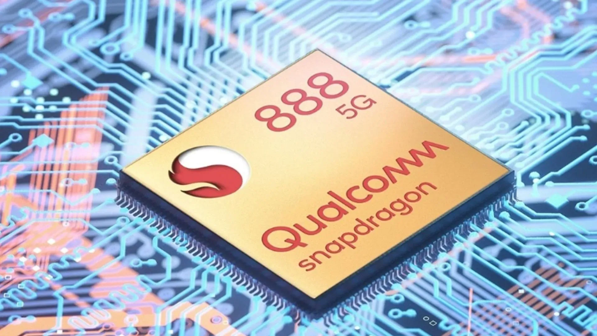 Montagem que mostra o Snapdragon 888, processador da linha Zenfone 8