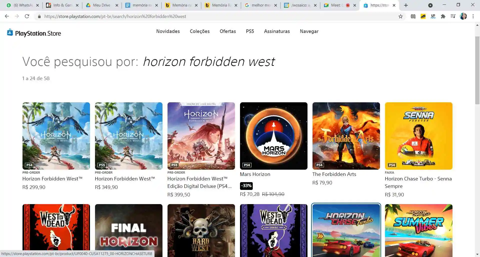 Horizon Forbidden West - Ps5 na Americanas Empresas