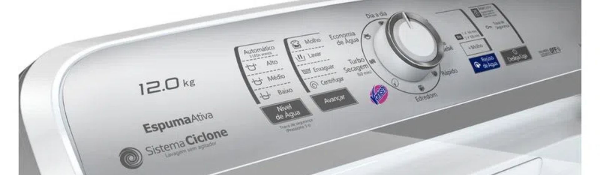 Máquina de lavar Panasonic 12kg é boa? a F120B1W F120B1T