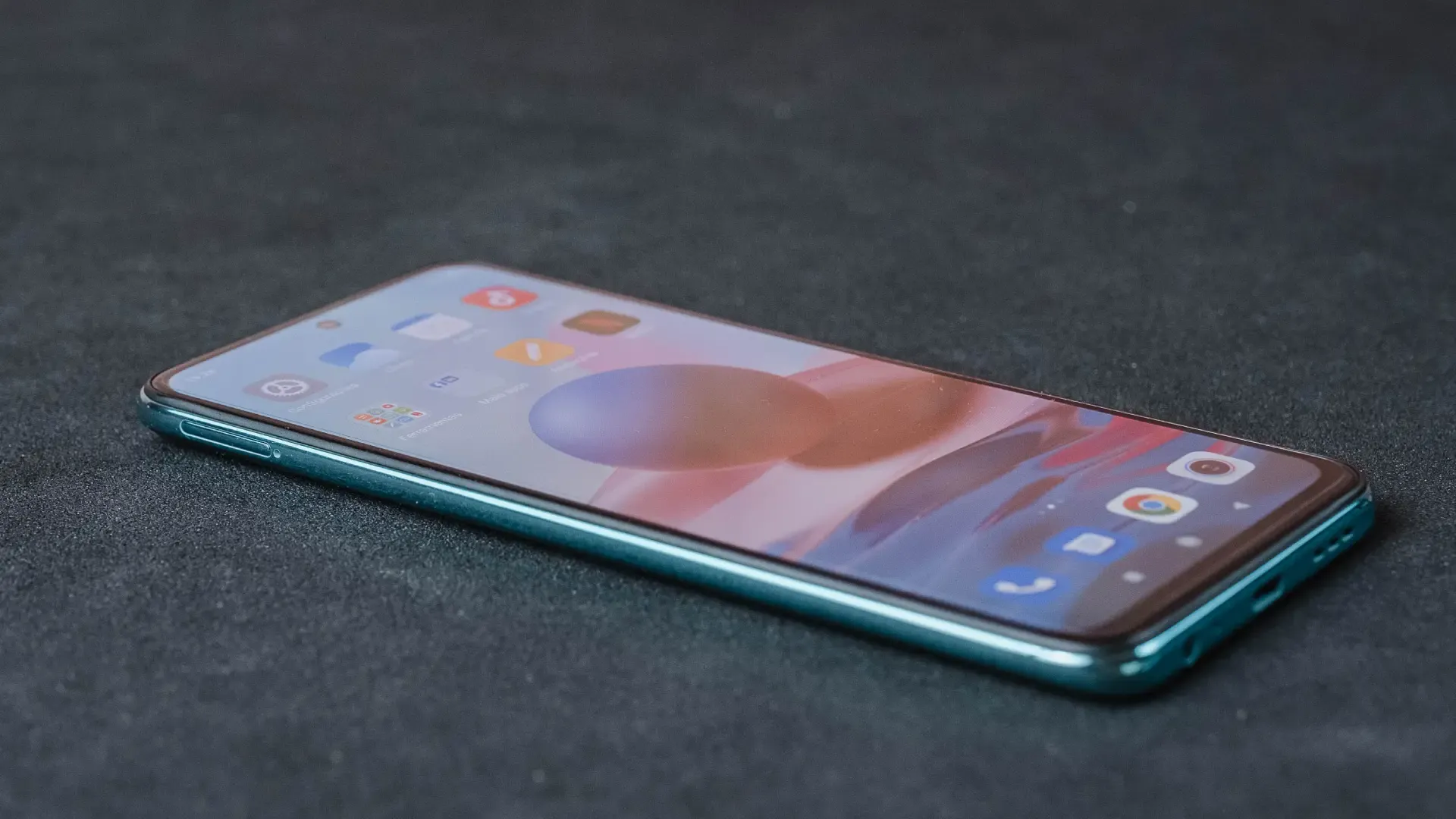 Detalhe da lateral do Redmi Note 10