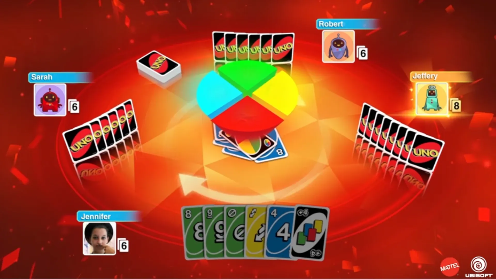 Jogo Uno All Wild Super Divertido Multicolorido Mattel