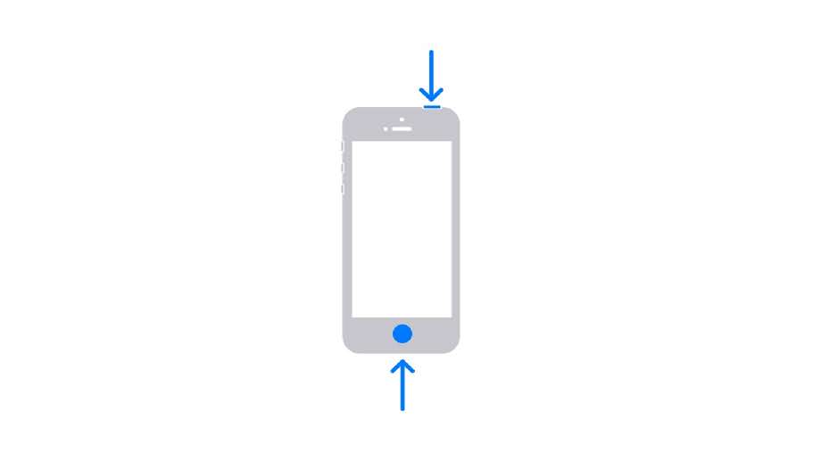 Tutorial ensinando como tirar print no iPhone com botão superior