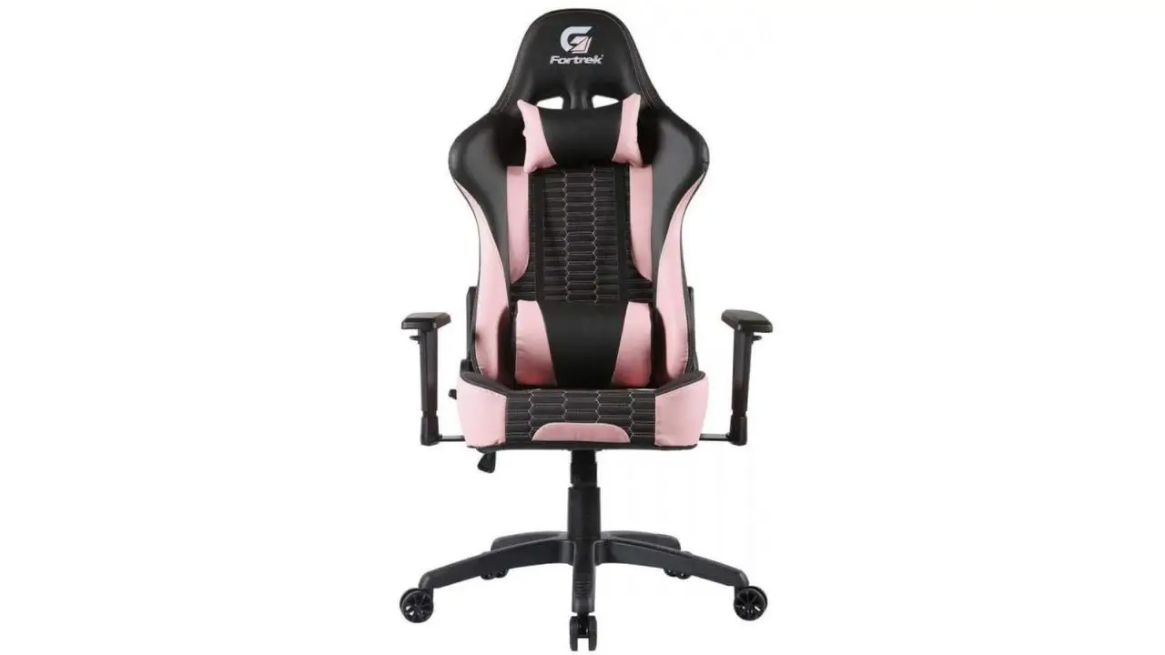 Cadeira gamer rosa e preta Cruiser Fortrek