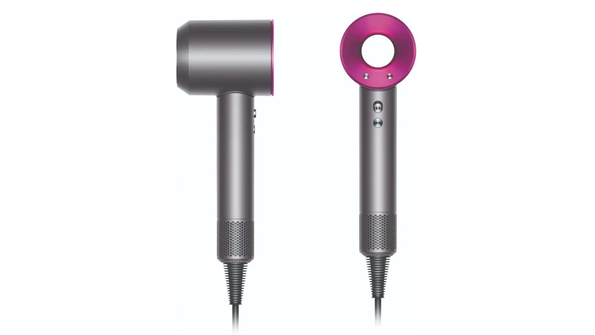 Secador silencioso modelo Dyson Supersonic na cor rosa