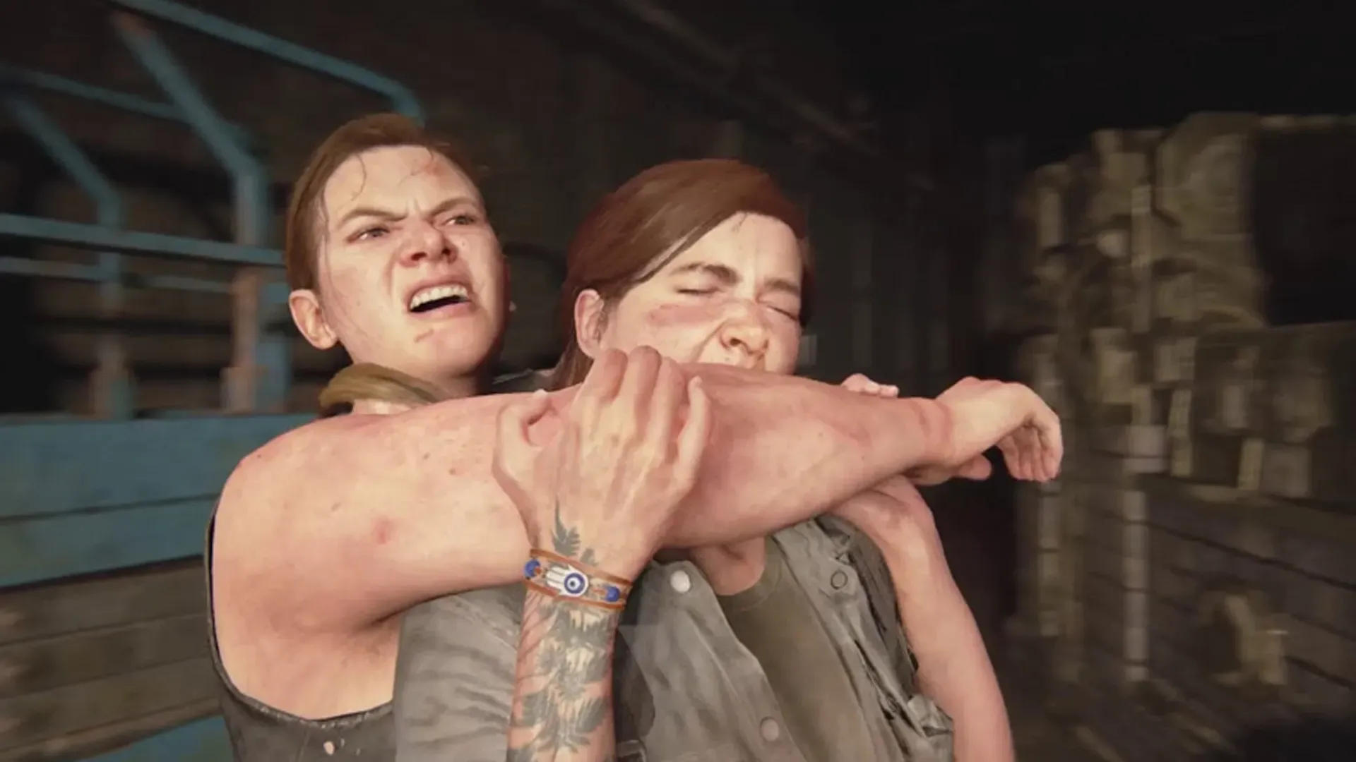 THE LAST OF US PART II - Abby encontra Ellie e mata Jesse. A morte