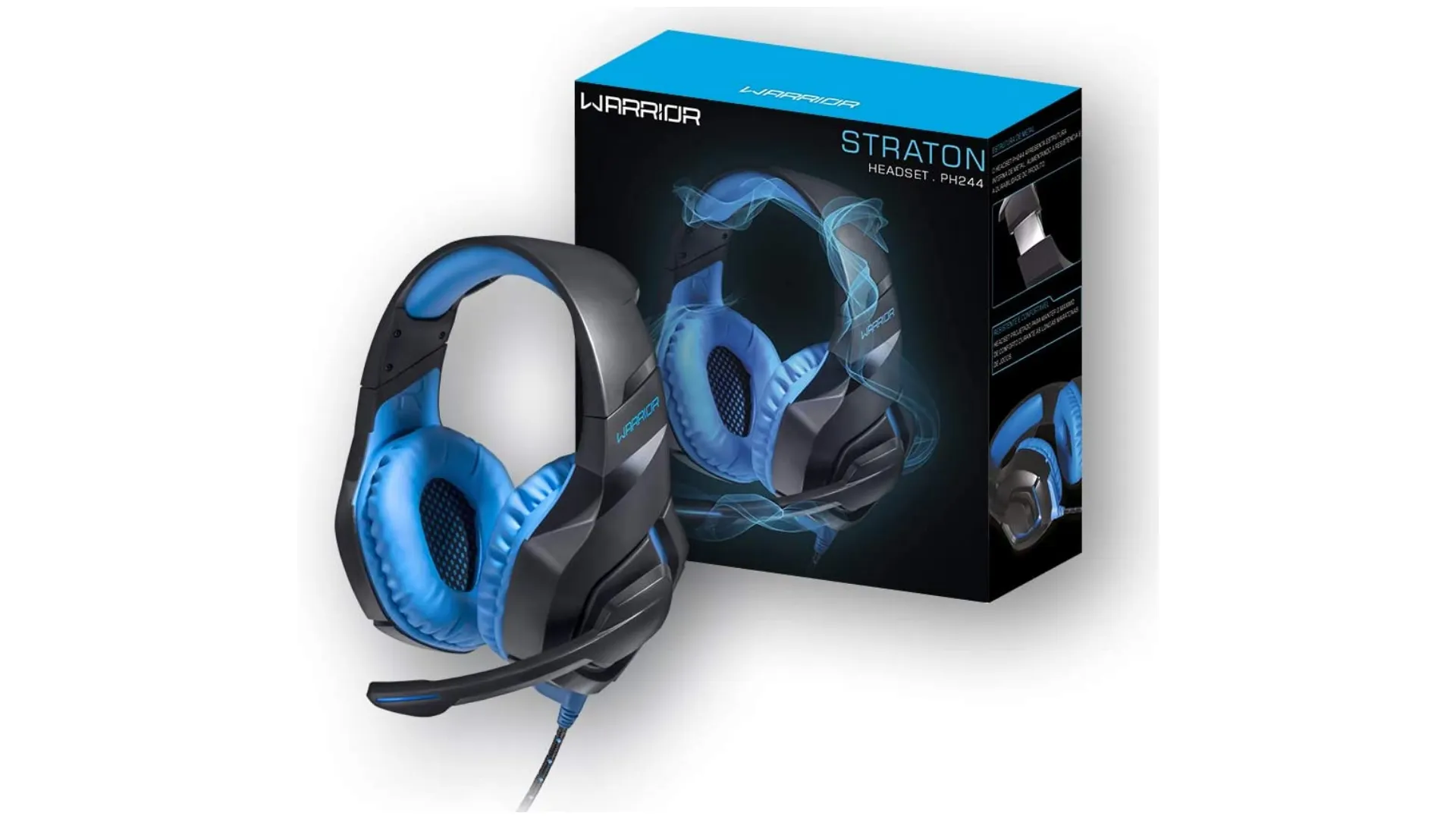 Headset Gamer Warrior Straton USB 2.0 Stereo Army LED Branco - PH305  Headset Gamer Warrior Straton, projetado para manter o máximo de conforto  durante, By Nova Alfa Tecnologia