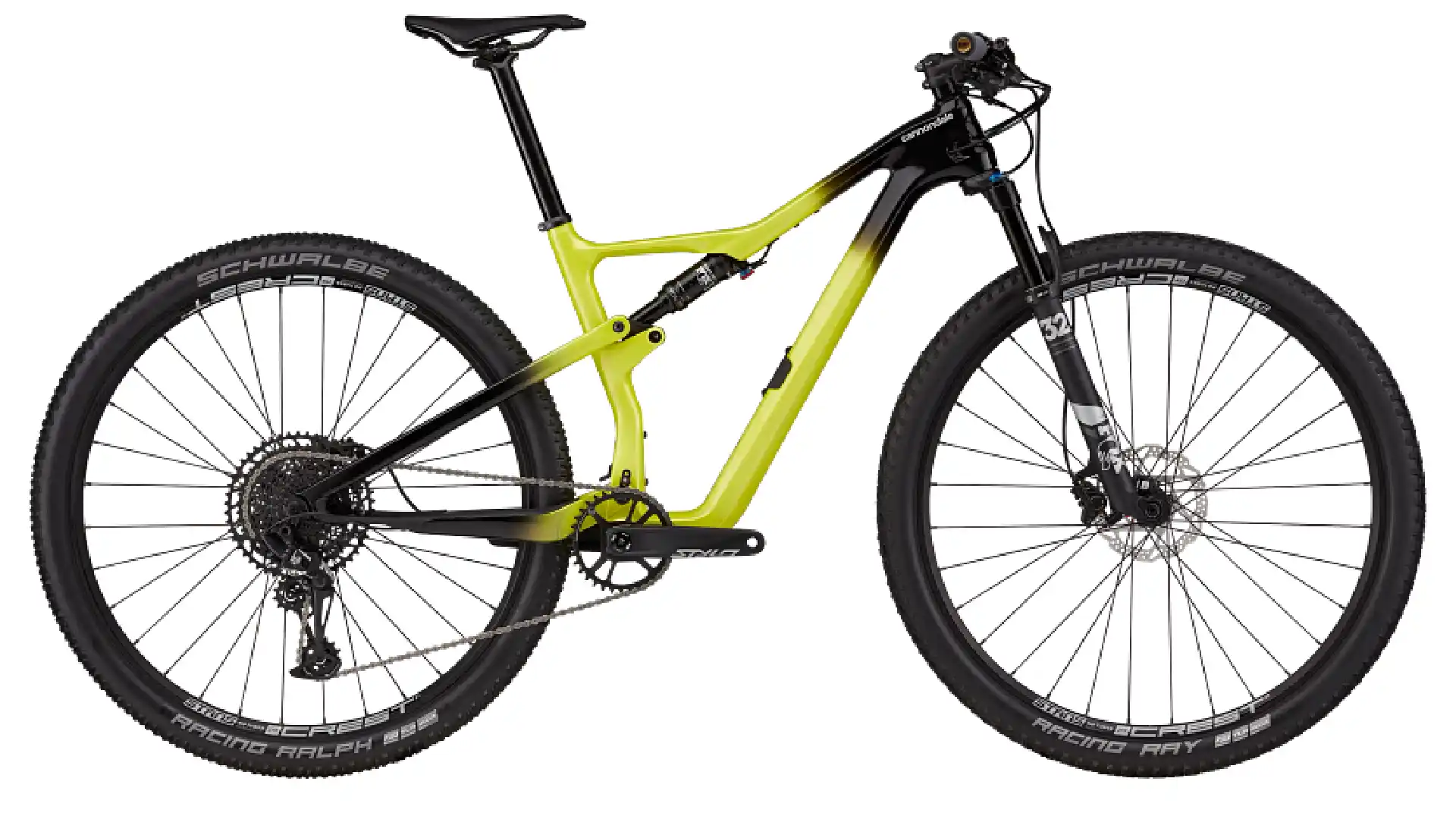 Bicicleta Cannondale Scalpel Carbon 4 em fundo branco