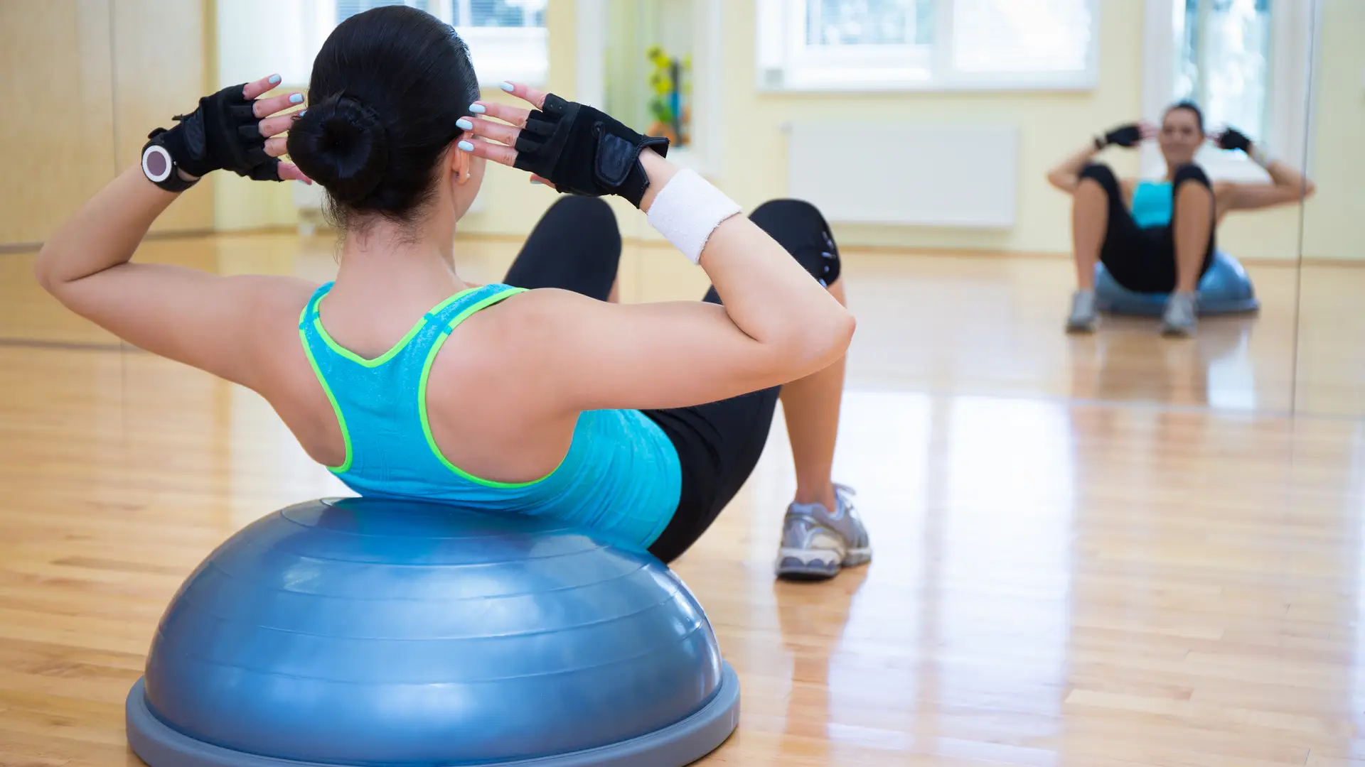 Bosu BOSU Ball - Plataforma de Equilibrio para Fitness 