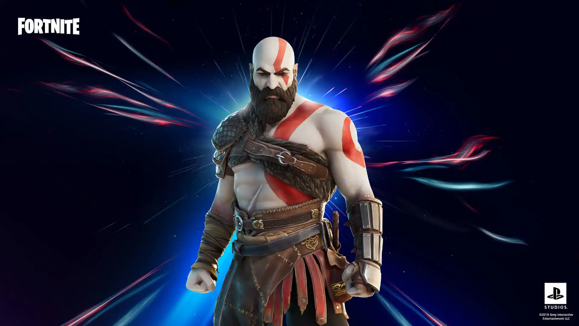 Para quem está acostumado a lutar contra deuses gregos e nórdicos, uma vitória vai ser moleza no Fortnite com a skin do Kratos (Foto: Epic Games)