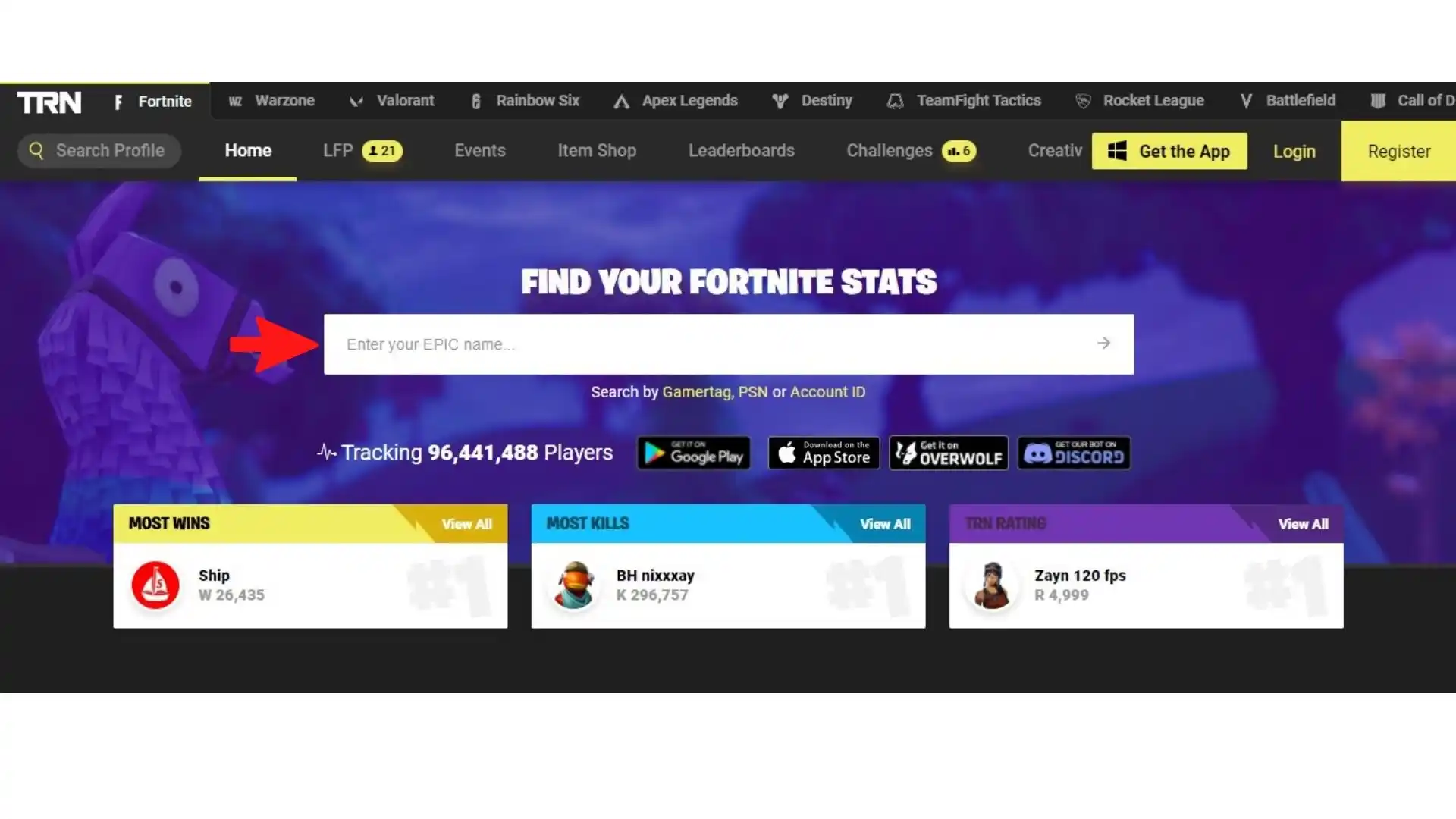 Fortnite Tracker: 3 sites para monitorar sua conta no battle royale –  Tecnoblog