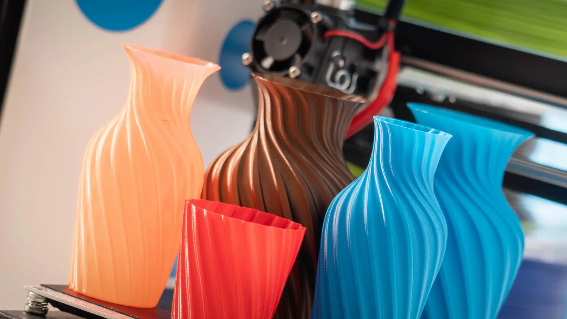 Impressora 3D produz vasos