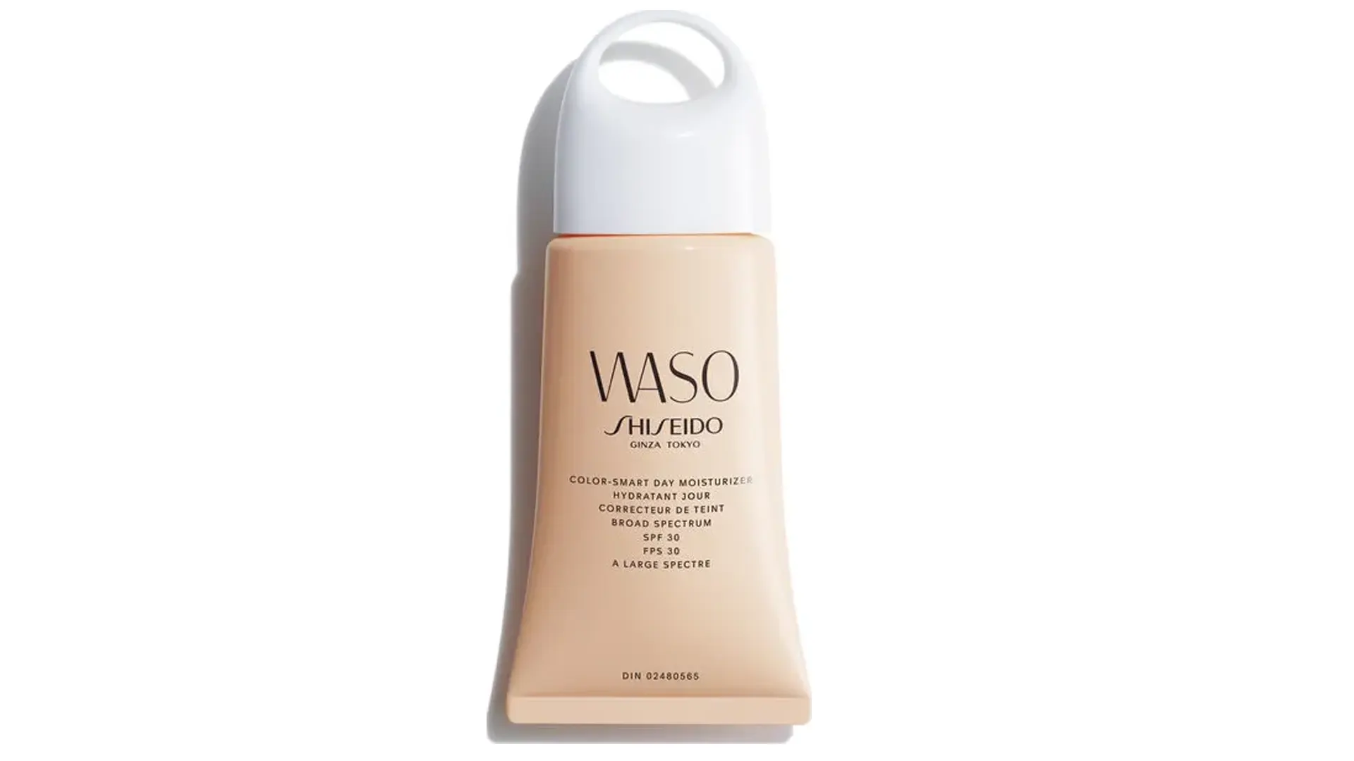 Embalagem do hidratante facial Color Smart da Shiseido Waso