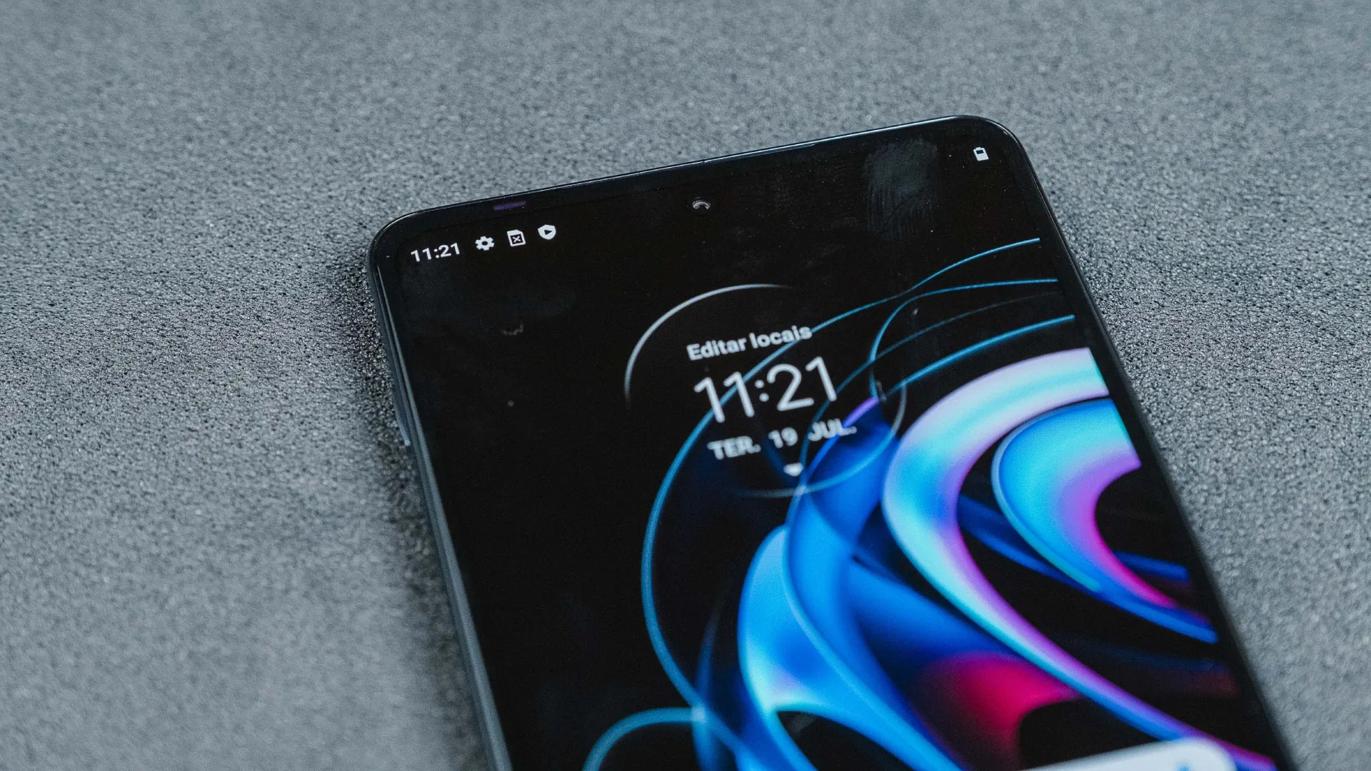 Close em smartphone Motorola Edge 20 Pro