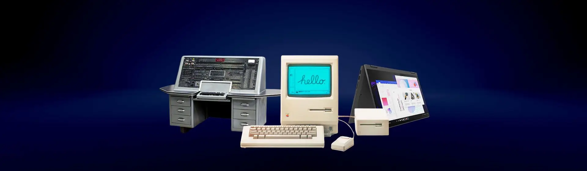 Capa do post: Do primeiro computador do mundo até hoje: a história da Informática