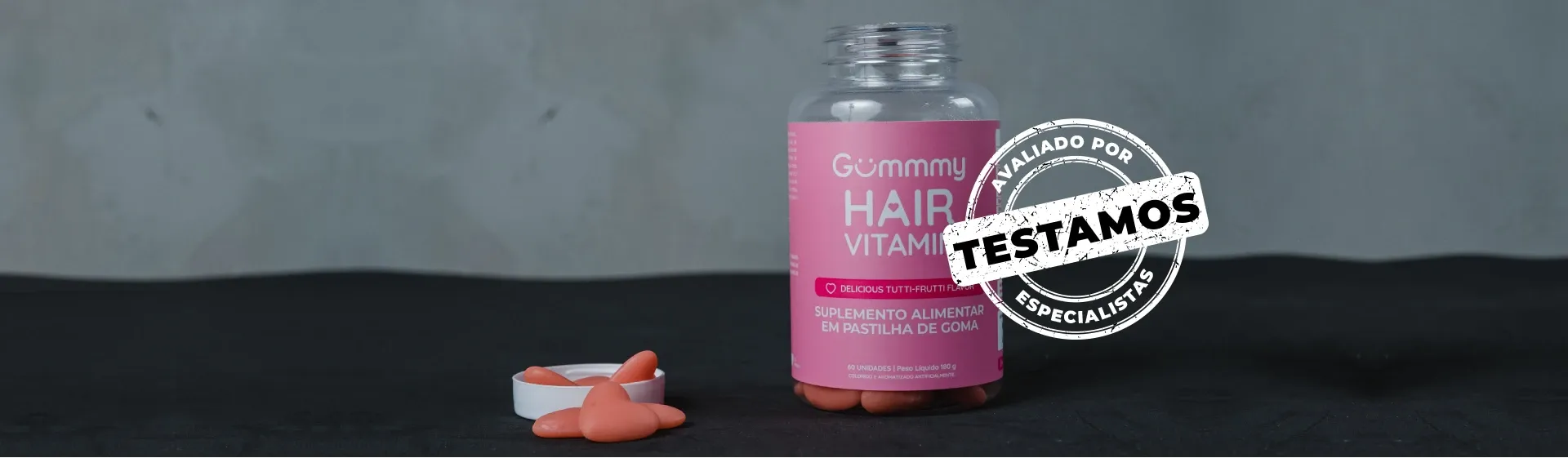 Hair Gummy Vitamins with Biotin 5000 mcg, Vitamin E & C — Nature's Nutrition