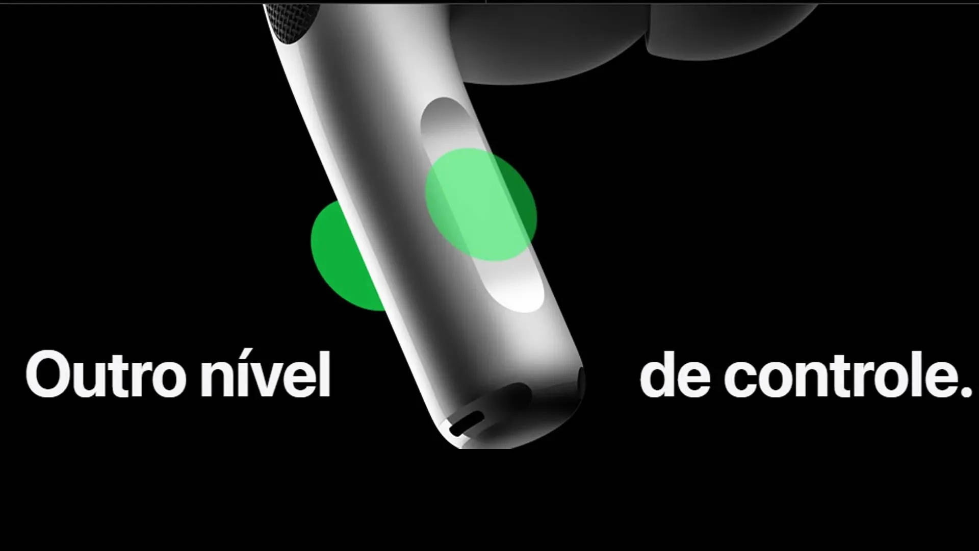 Imagem do botão do novo AirPods Pro