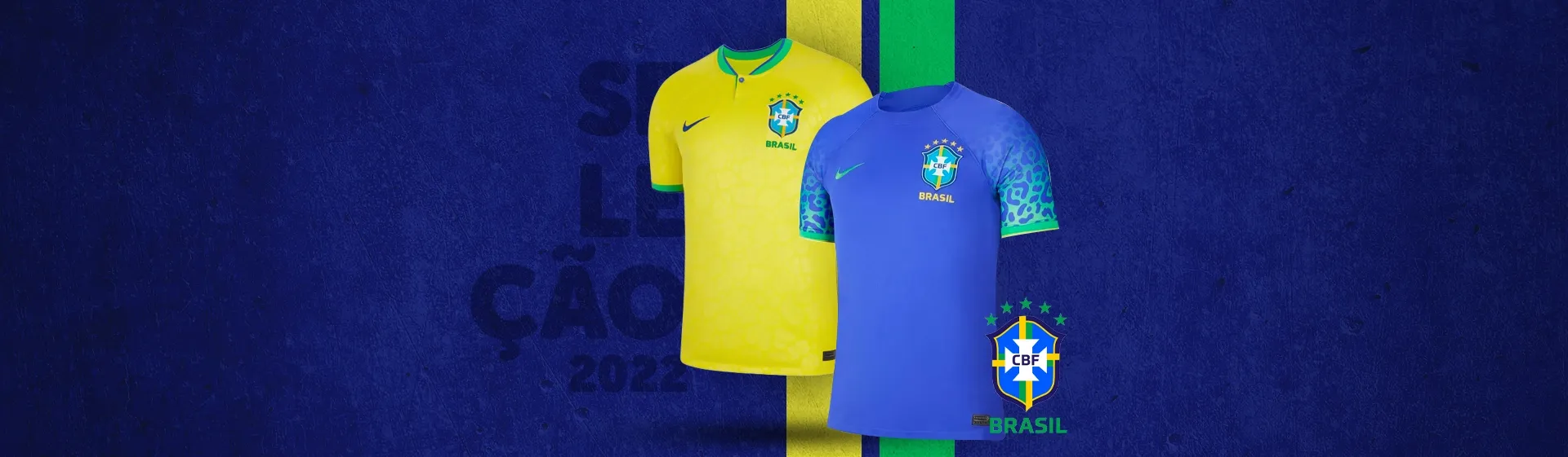 Camisa oficial Brasil - Mod. 2022 - Uniforme I - AGAIMPORTADOS