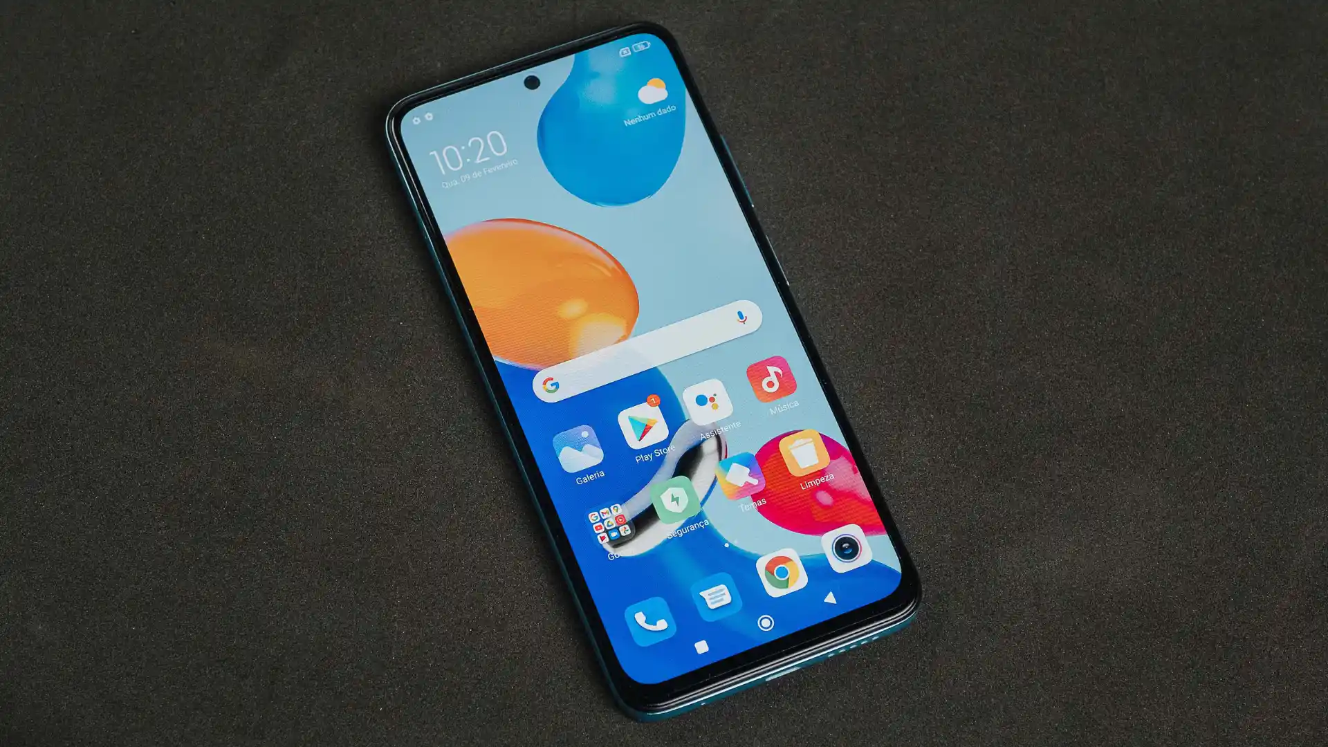 Tela do Redmi Note 11 ligada