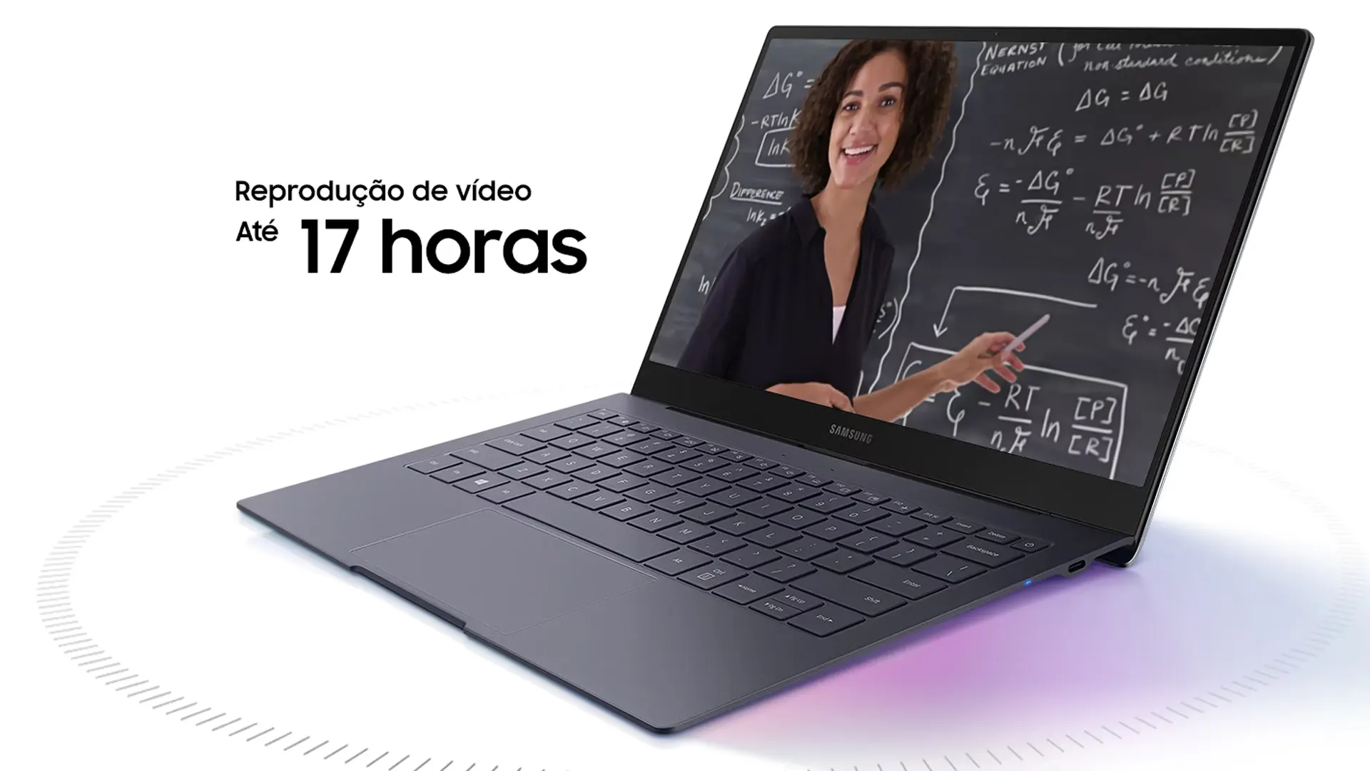 Autonomia da bateria do Samsung Galaxy Book S NP767XCM-K03BR