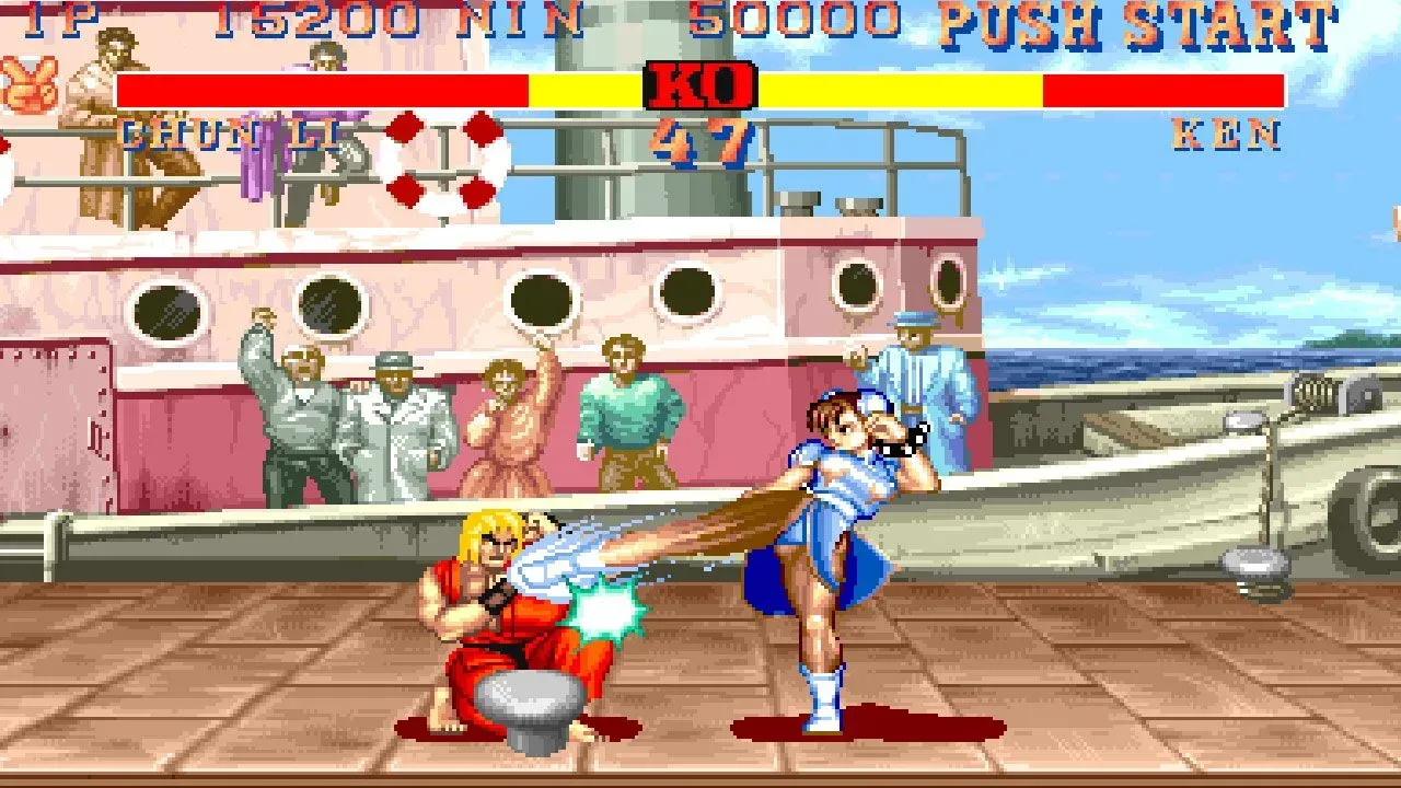 Veja a sequência final dos personagens de Street Fighter II