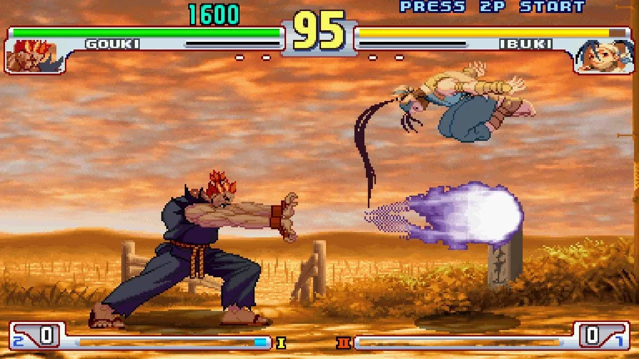 Jogue Street Fighter Alpha: Warriors Dreams, um jogo de Street fighter