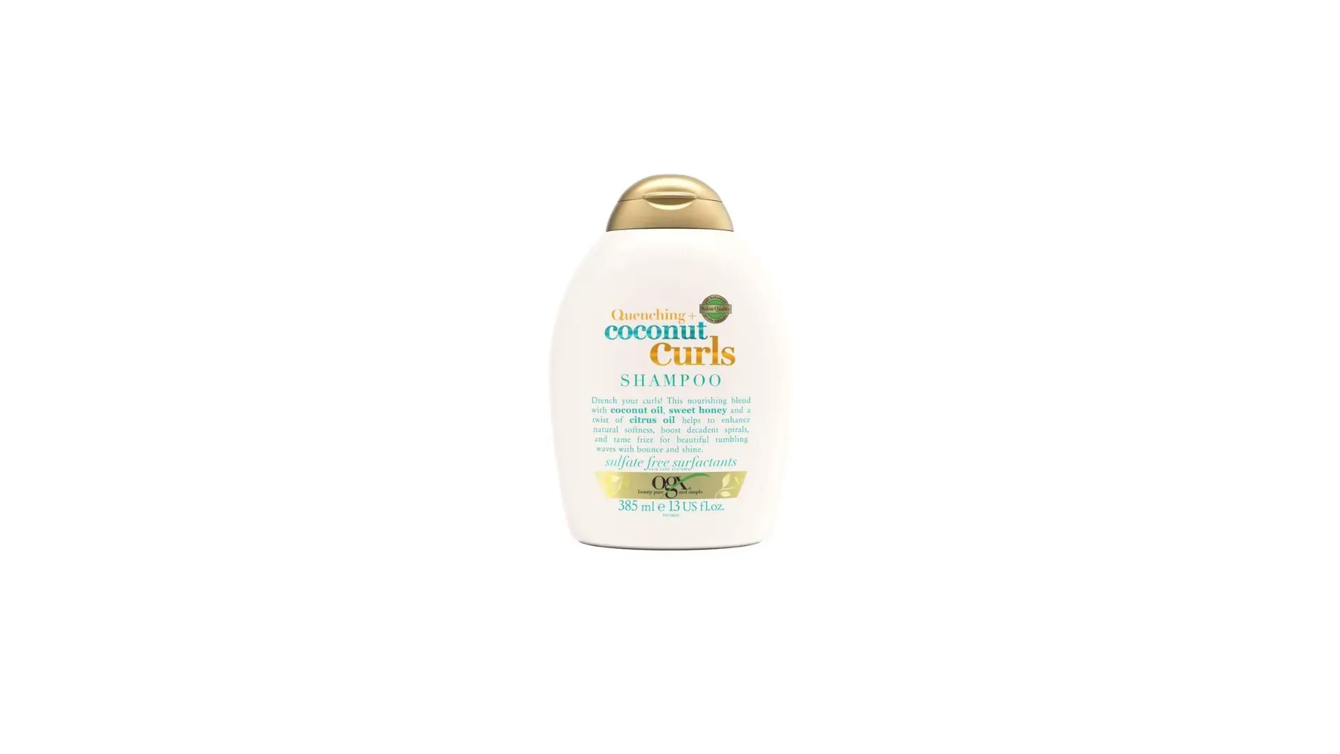 Embalagem de Shampoo OGX Coconut Curls