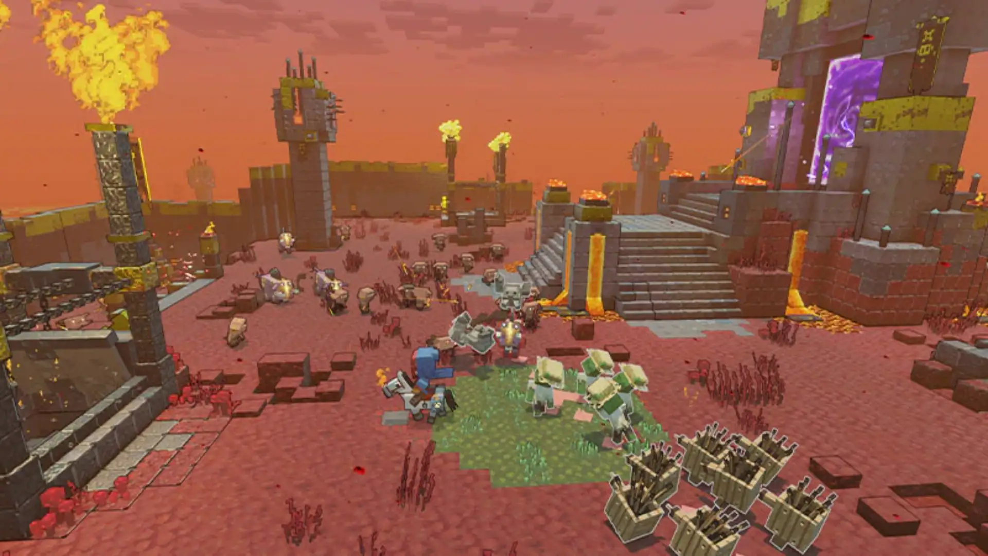 Minecraft Legends chega ainda em abril com PvP, estratégia e mais