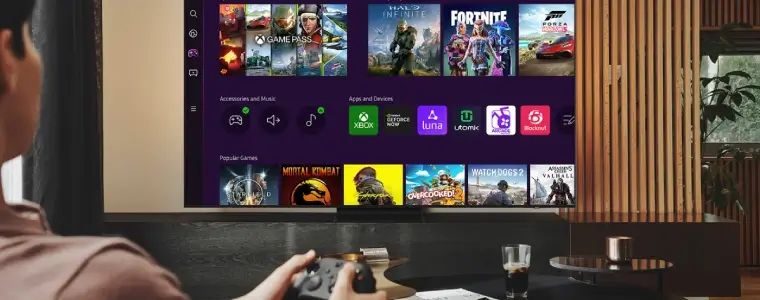 Capa do post: 5 opções de TV Samsung com Gaming Hub para comprar