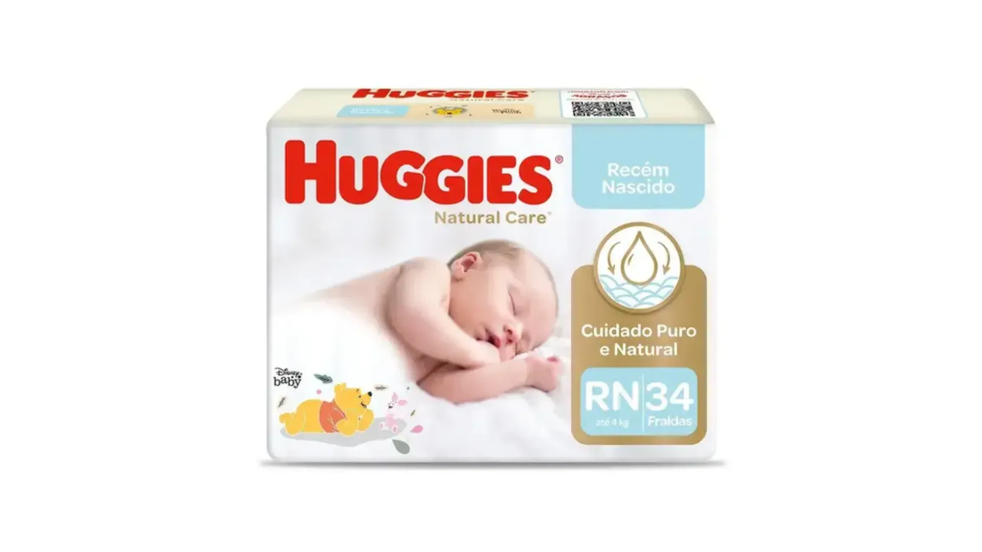 Imagem de uma fralda Huggies Natural Care