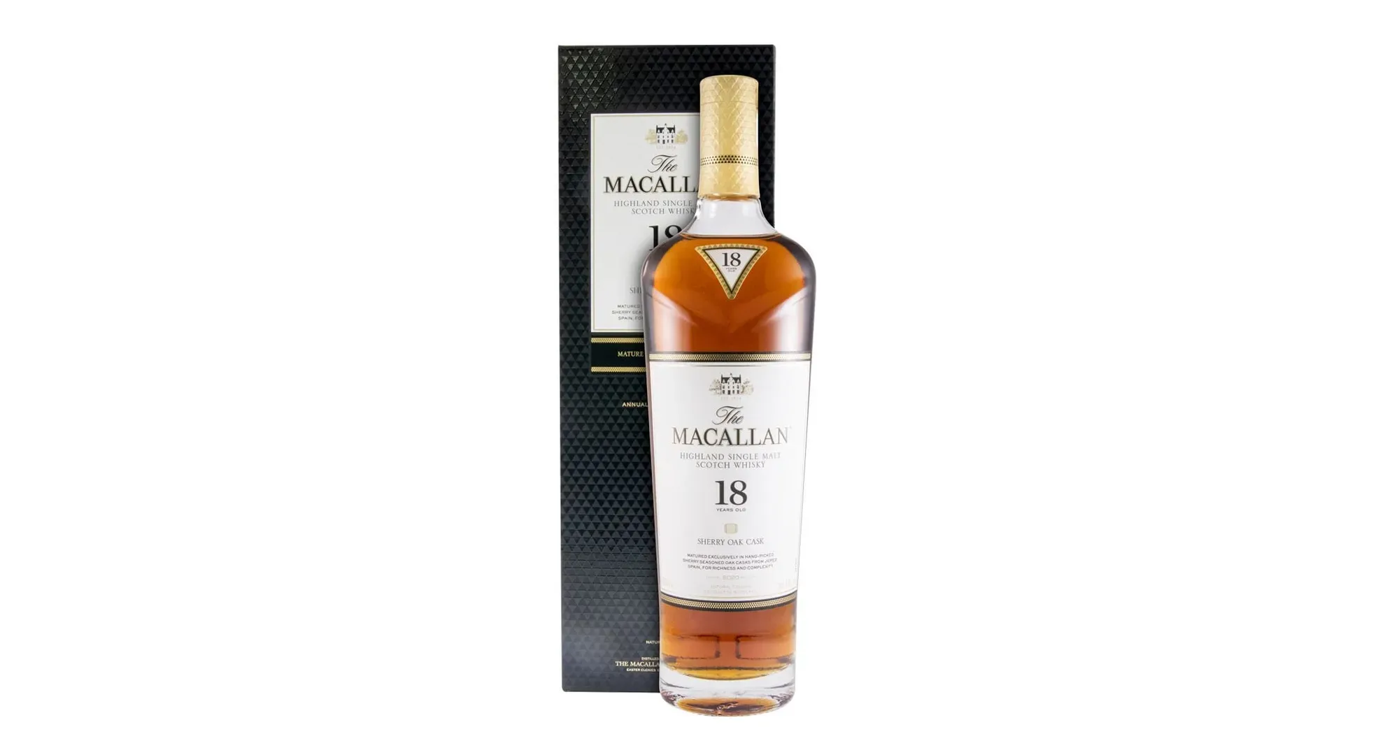 Imagem do Whisky Macallan Sherry Oak Cask 18 Anos