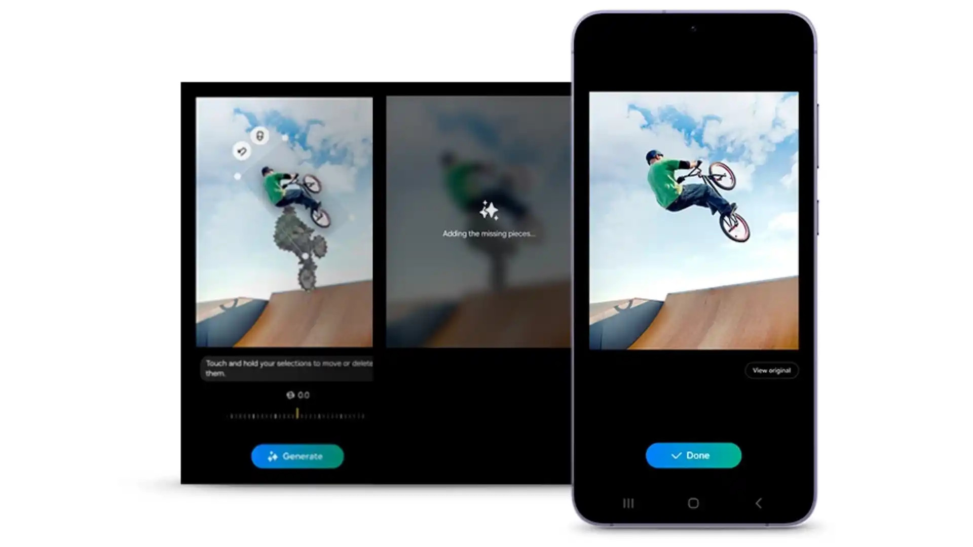 Tela do Galaxy S24 Plus mostrando o novo recurso de IA