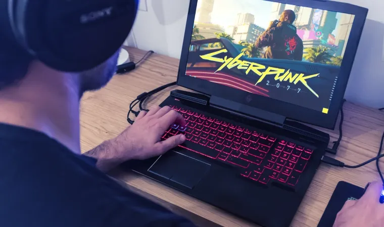 Placa de vídeo GeForce RTX 3070 em exposição