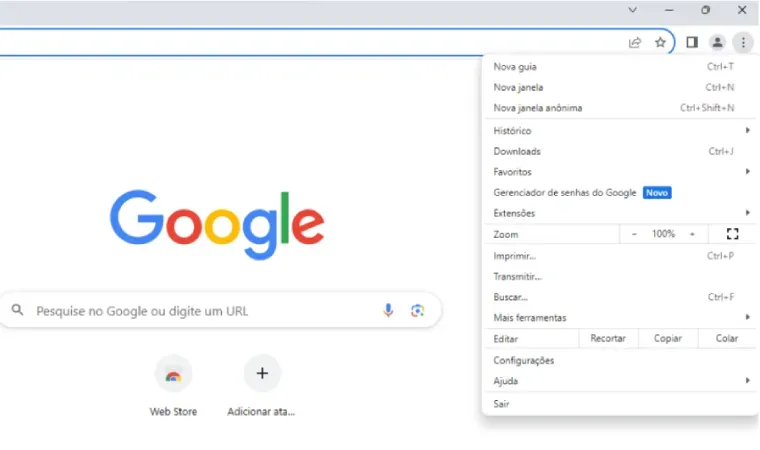 Imagem do tutorial de como ativar a câmera do notebook no google chrome
