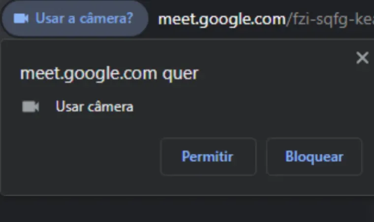 Imagem do tutorial de como ativar a câmera do notebook em navegadores
