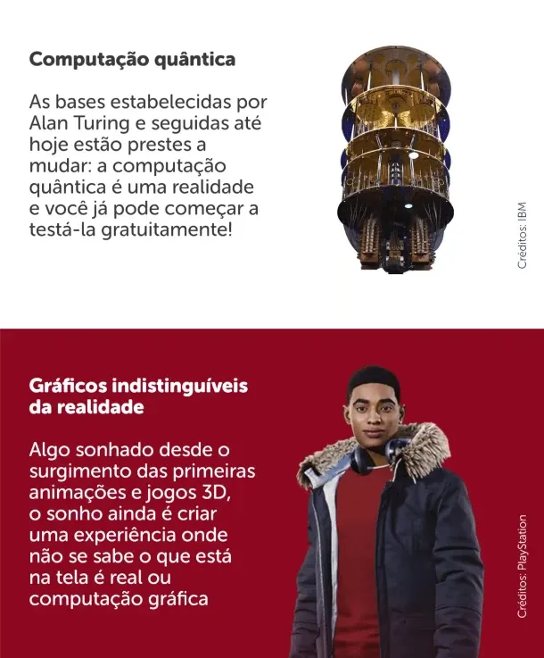 Imagem futurista que imagina a próxima era dos computadores.