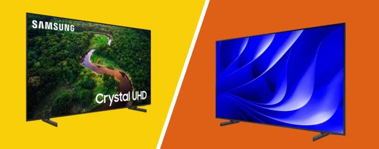 Capa do post: Smart TV Samsung CU8000 x DU8000: modelo de 2024 é melhor?