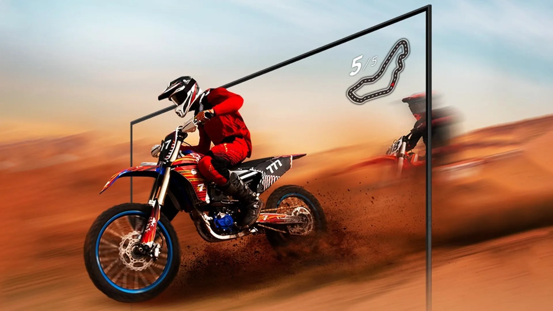 Imagem do recurso Motion Xcelerator da Samsung DU8000