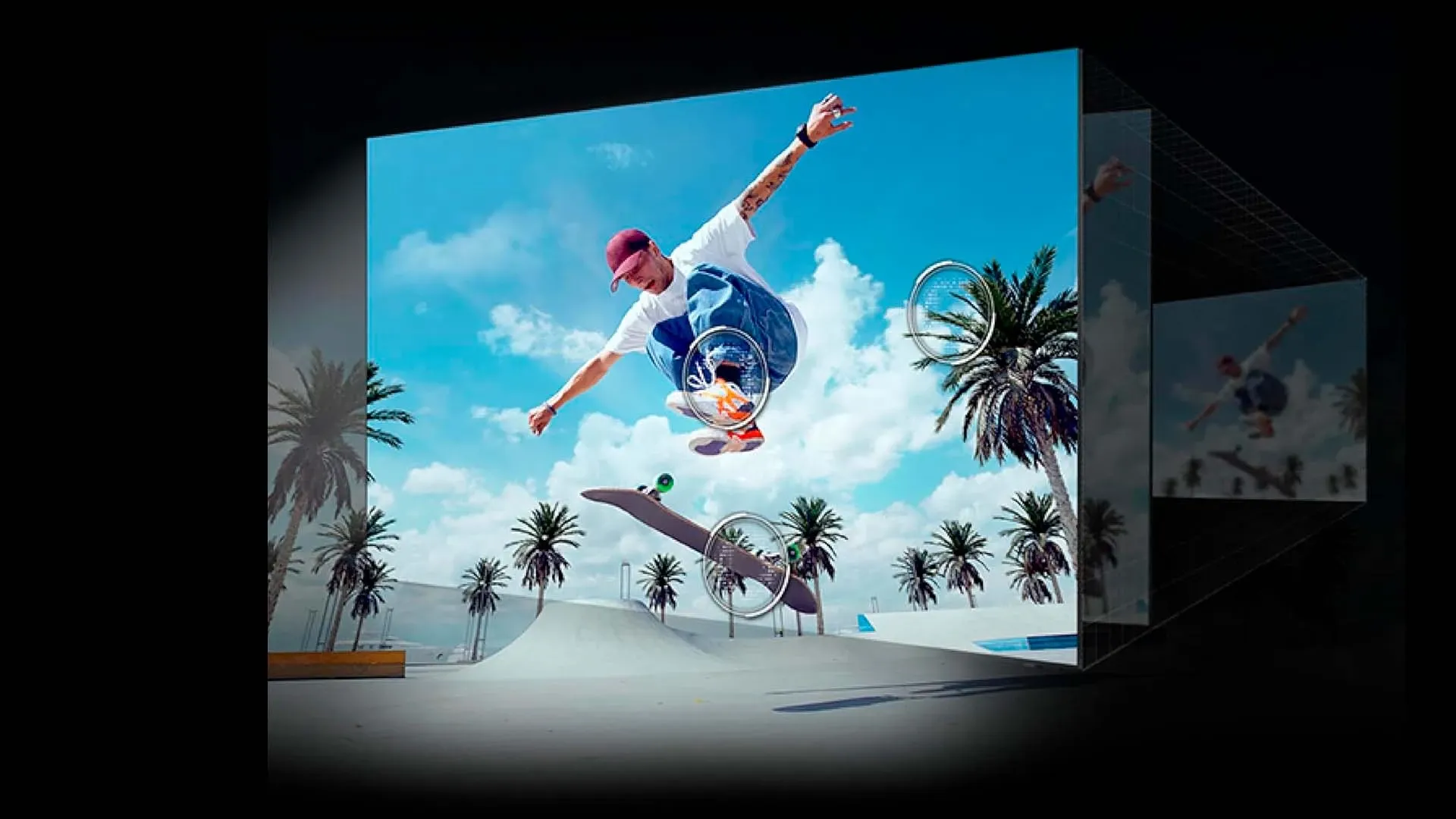 Imagem para ilustrar o recurso upscaling 4K da TV Samsung DU8000