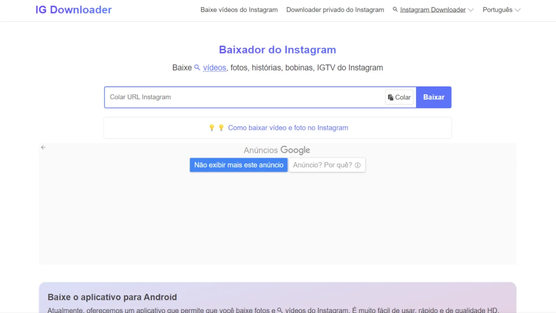 Baixar vídeo do Instagram: veja diferentes modos