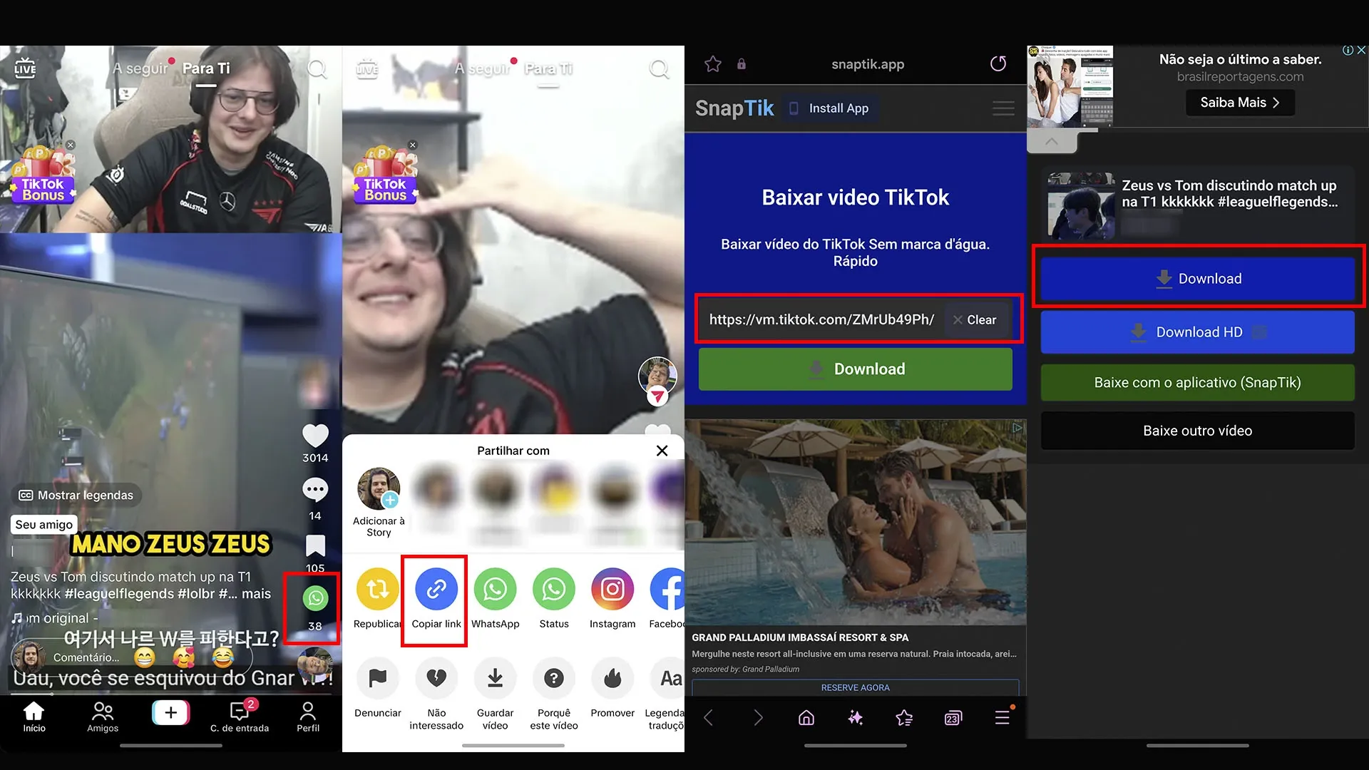 Como baixar vídeo do TikTok: veja o passo a passo