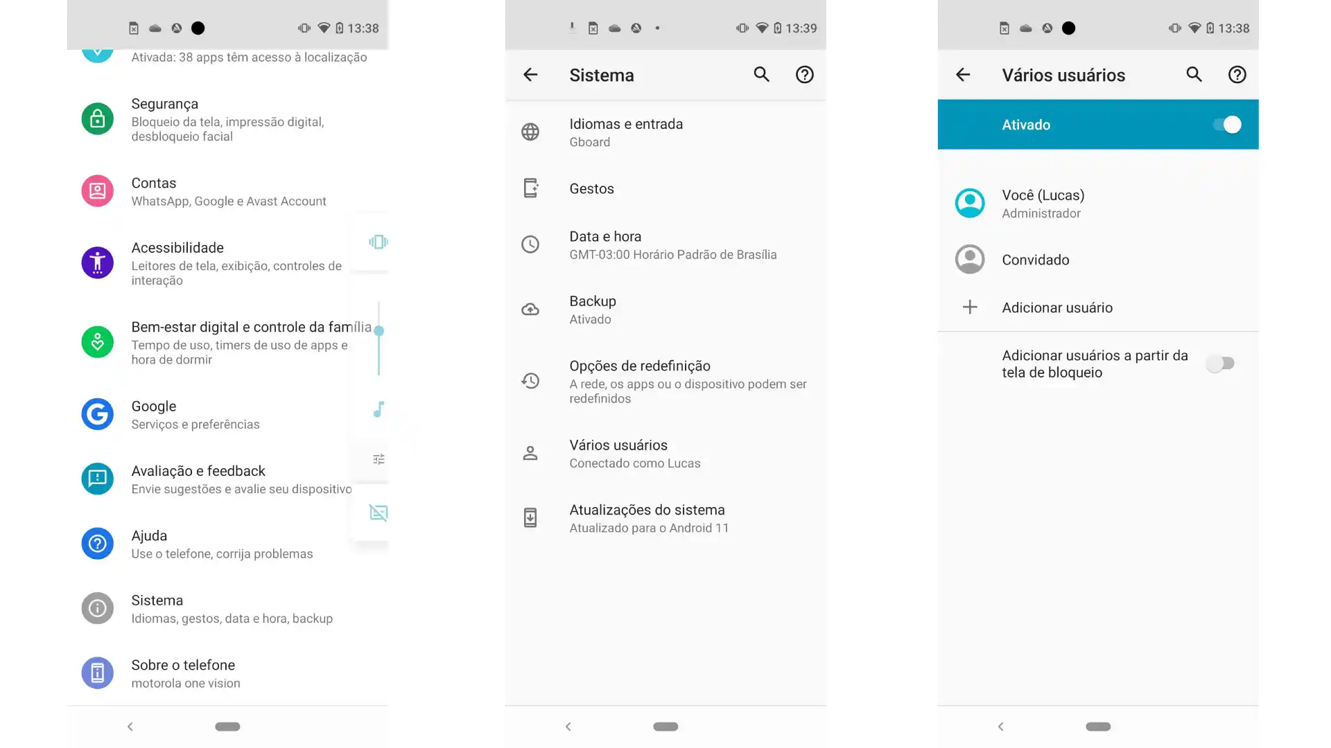 Prints de tela mostrando como esconder aplicativo no celular Samsung
